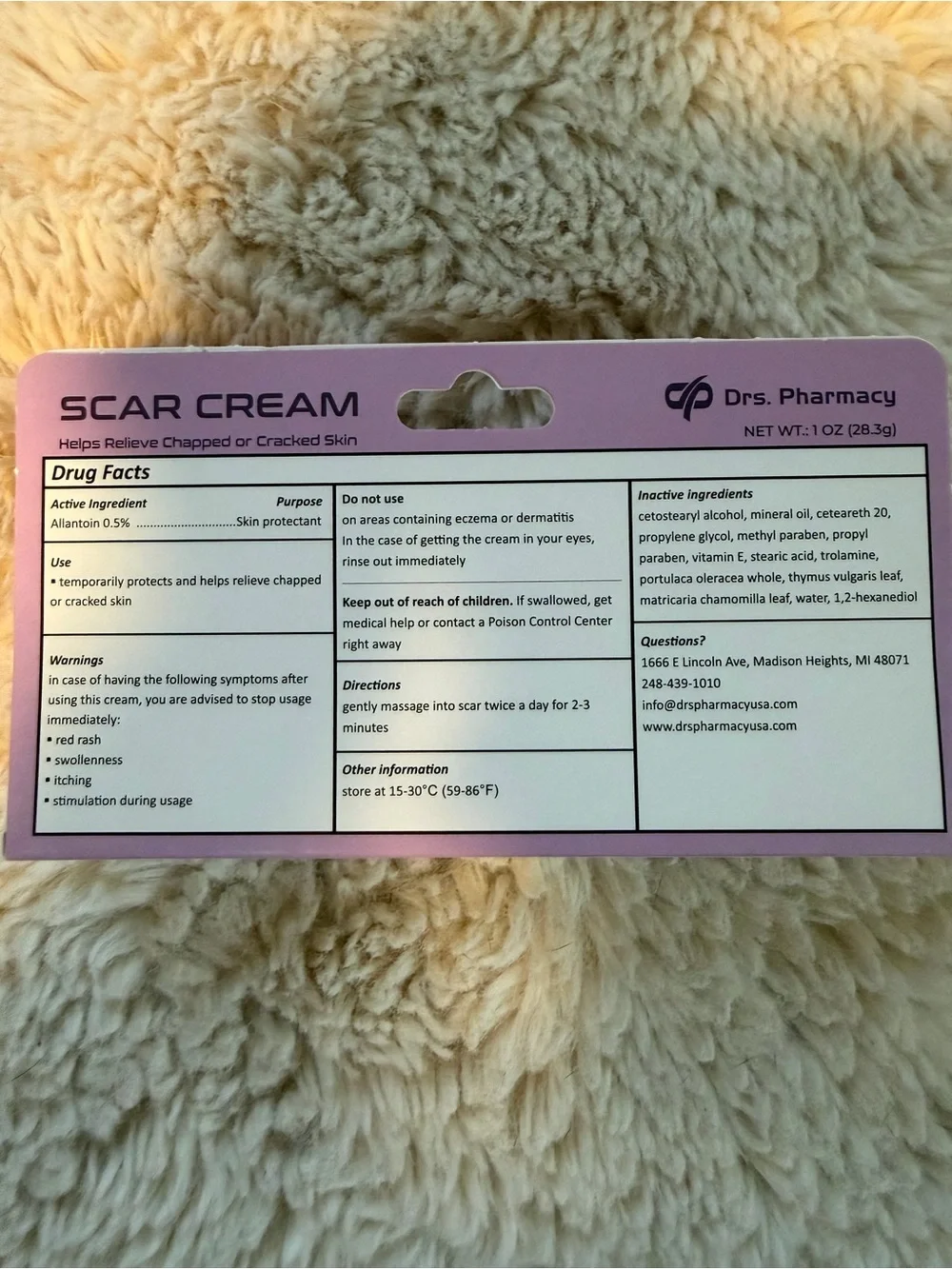 Drs Pharmacy Scar Cream 2 pack